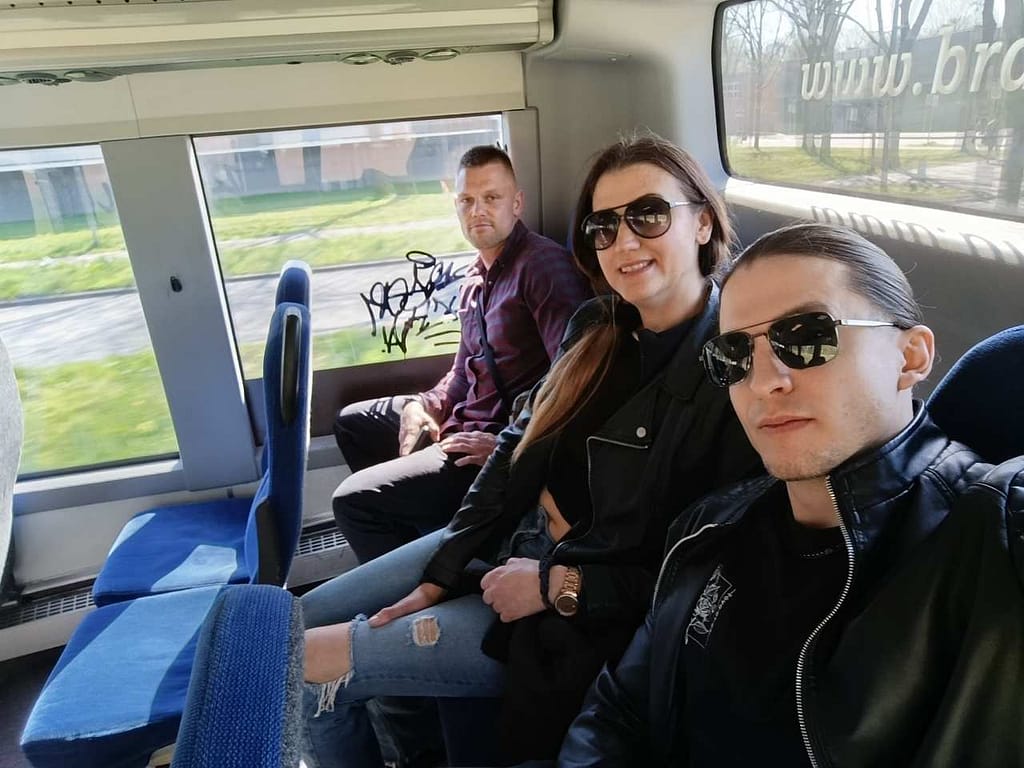 Twórcy bloga Pomocnik Holenderski: Tomek, Monika i Nikodem podczas wspólnego wyjazdu w Holandii.